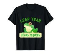 Chemises d'anniversaire pour Enfants année Bissextile Grenouille T-Shirt