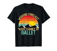 Chemises de Ballet rétro drôle de prévision du W nd T-Shirt
