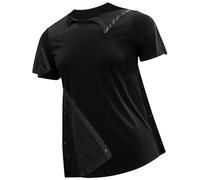 Chemises de Chirurgie Post-épaule de récupération à Manches Courtes avec Ouverture sur Le côté - Homme - Femme - Taille Unisexe, Noir, XL