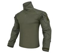 Chemises de combat tactiques G3 pour homme avec coudières, chemise tactique, militaire, extérieur, airsoft, combat, chasse, Ranger vert., XXL