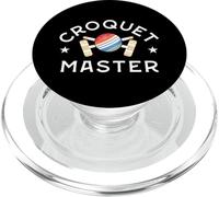 Chemises de Croquet rétro en Cadeau Croquet Master Wicket Club Coach PopSockets PopGrip pour MagSafe