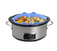 Chemises De Cuiseur Lent | 1 Paire Pour Ustensiles De Cuisson 5.7-7.6 L,Doublure Réutilisable En Silicone Pour Cocotte,Pour Repas Familial Fête Banquet Cérémonie