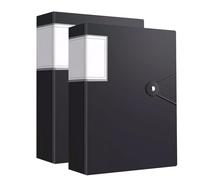 Chemises de présentation A4, A4 Display Book Portfolio Binder 40 Pockets Pack Of 2 Multicolor(Black)