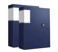 Chemises de présentation A4, A4 Display Book Portfolio Binder 40 Pockets Pack Of 2 Multicolor(Blue)