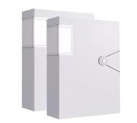 Chemises de présentation A4, A4 Display Book Portfolio Binder 40 Pockets Pack Of 2 Multicolor(White)