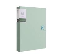 Chemises de présentation A4, Classeur à pochettes A4 multicolore 80 compartiments for le bureau et l'école(Green)