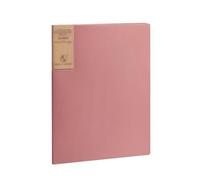 Chemises de présentation A4, Classeur de présentation A4 à 100 pochettes, organiseur documents multicolore(Pink)