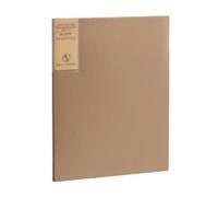 Chemises de présentation A4, Classeur de présentation A4 à 100 pochettes, organiseur documents multicolore(Brown)