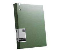 Chemises de présentation A4, pochettes, livre de présentation, documents de rangement, dossier de projet individuel, 80 pages/rouge(Green)