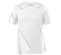 Chemises de récupération post-chirurgie d'épaule unisexe T-shirt de récupération pour homme et femme, blanc, S