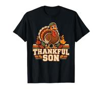 Chemises de Thanksgiving Thankful Son Famille Turquie T-Shirt