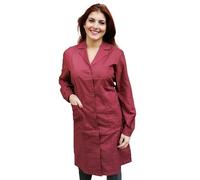 Chemises de travail pour femmes, manches longues,Entreprises de nettoyage,Travailleurs,Ménage,Serveuse aux étages Colf, bordeaux, X-Small