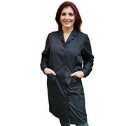 Chemises de travail pour femmes, manches longues,Entreprises de nettoyage,Travailleurs,Ménage,Serveuse aux étages Colf, Noir , XS