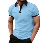 Chemises décontractées Hommes Chemise de Travail Carreaux Homme Manches Courtes Grande Taille Chemisette Blanche Courte Henley Shirts Boutonnée