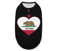 Chemises d'été pour Chien, Drapeau de Californie, T-Shirts d'été pour Animaux de Compagnie, débardeur Doux sans Manches, vêtements pour Petits Chiots et Chats