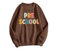 Chemises d'hiver pour enseignantes d'automne 2026 pour femmes, chemise de premier jour d'école, tenue de rentrée scolaire, vacances, anniversaire de mariage, hauts graphiques, café, XL