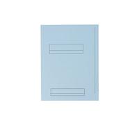Chemises dossier 2 rabats Fast 24 x 32 cm bleu pastel - Paquet de 50 -