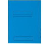 OXFORD Lot de 50 Sous-Dossiers A4 Capacité 200 Feuilles Carte Epaisseur 180g Bleu Vif