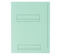 Oxford Chemises dossier Fast 2 rabats 24 x 32 cm vert pastel - Paquet de 50