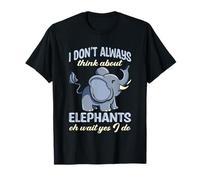 Chemises éléphant pour enfants Don't Always Think About Elephants T-Shirt