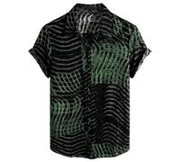 Chemises Hawaïenne Homme Manches Courtes décontractée Coupe régulière Boutonnée Chemise habillée Formelle avec Poche pour été Hawaii Holiday Beach Party Chemises de cowboy western pour homme