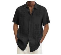chemises homme Chemise Homme Rose Beige Noire Manche Courte Chemisette Lin Baseball En Soie La Moche Safari Bleu F1 Militaire Sur Pour Personnalisée Manches Courtes Avec Poche Chinoise Col Mao