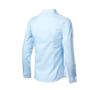 Chemises Homme Manches Longues Sans Repassage Uni Chemise de Smoking Sans Plis Blanc Chemises de Travail Oxford Stretch Décontracté Business Formel Chemise Habillée Coupe Régulière Hauts Smart Casual