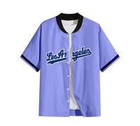 Chemises Hommes - New Men's Loose Baseball Collar Button Front Shirt Plus Size Fashion Casual Shirt Jacket T-Shirts Pas Cher Marque