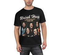 Chemises imprimées sur toute la surface du groupe Uriah Rock Heep - T-shirts colorés à col rond et manches courtes pour homme (S-3XL), C-12., L