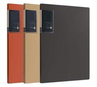 Chemises, Organisateur de contrat multicouche PP A4, paquet 3, avec inserts transparents, 30 pages multicolores(Multi-colored)
