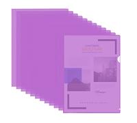 Chemises Plastique,30 Pcs Dossier Pochette A4 Pochette Document Transparent Plastique Sous Chemise pour Ranger et Classer Papiers, Documents, etc