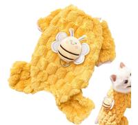 Chemises pour chiens de petite taille | Costume d'abeille de dessin animé pour animal domestique - Manteau mignon pour temps froid | Chandails pour chiot, vêtements chauds pour chiens de taille