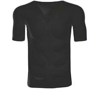 Chemises rembourrées Musculaires for Hommes Chemise Musculaire rembourrée for Hommes Faux Poitrine Musculaire Respirant Doux Habillage Invisible Simulation Maillot de Corps Couche de Base for Costume