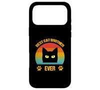 Chemises rétro pour Homme avec Inscription « Best Cat Brother Ever » Coque pour iPhone 17 Pro Max