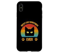 Chemises rétro pour Homme avec Inscription « Best Cat Brother Ever » Coque pour iPhone XS Max