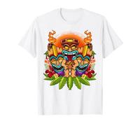 Chemises Tiki pour homme Tiki Man Beach Funny Hawaiian Luau Tee T-Shirt