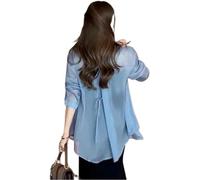 Chemises UV for la protection solaire Blouse en mousseline de soie Femmes légères Chemise en mousseline de soie de protection solaire d'été, chemise de protection solaire en mousseline de soie ( Color