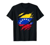 Chemises vénézuéliennes fières | Drapeau du Venezuela déchiré T-Shirt