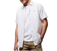 Chemisette Blanche/Orange Homme Kaporal BOBS S