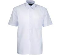 Chemisette de ville blanche - CITY GUARD - Coupe classique droite - 1 poche poitrine - 65% polyester - 35% coton 45/46