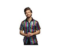 chemisette disco facettes arc-en-ciel adulte - 02289