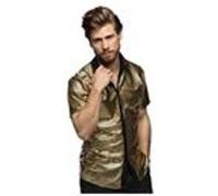 chemisette disco facettes or brillant homme - boland 02281 Jaune