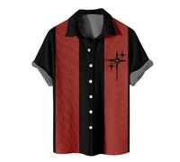 Chemisette Homme Chemise Hawaienne Debardeur Hawaienne Chemise Manches Courtes Chemisette Ete Vetement Tee Shirt Homme Chemisette pour Chemise sans Repassage Manche Courte Polo (A20,8XL)
