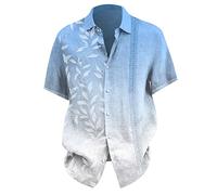 Chemisette Homme Manche Courte Chemise Lin Coton T-Shirt Hommes Couleur Unie Oversize Manches Courtes Régulière Hawaii Noire Grande Taille Vêtements Pochette Inclus À Motif Floral L Kaki