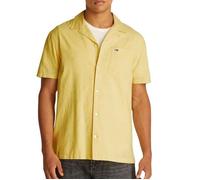 Chemisette Jaune Homme Tommy Hilfiger Linen Blend Camp-aruba M