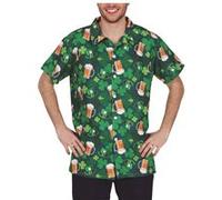 chemisette shamrock bière st patrick's vert homme - générique 17782 Vert G