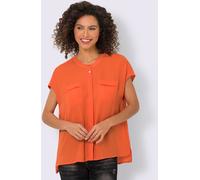 Chemisier à manches courtes chemisier moderne - Linea Tesini - orange ORANGE 42