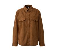 Chemisier aspect daim femme QS Marron 36