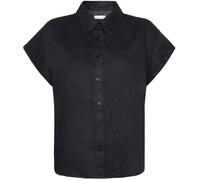 Chemisier aster à revers lin femme KnowledgeCotton Apparel - black jet S