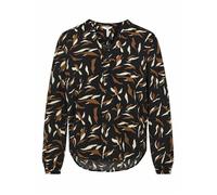 Chemisier - blouse - liquette Object - 23035766 - Collectors Item Objlorena L/S Top Noos Blouse, Noir/Orange, 42 Femme 42